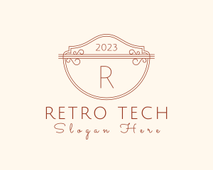 Classic Ornate Shield Boutique logo design