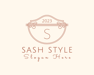 Classic Ornate Shield Boutique logo design