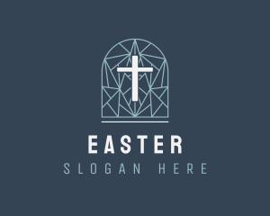 Saint - Catholic Church Altar logo design