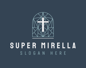 Catholic Church Altar logo design