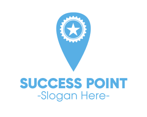 Achievement - Star Location Pin logo design