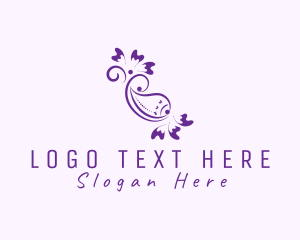 Sleek - Paisley Floral Ornament logo design
