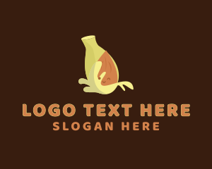 Legume - Almond Nut Milk logo design