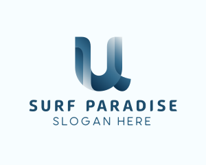 Surf - Water Aquarium Surfing logo design