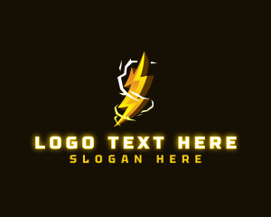 Charge - Electricity Thunder Charge logo design