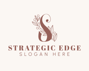 Organic Letter S logo design