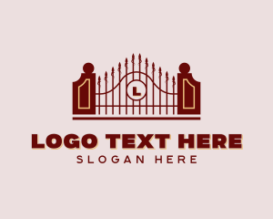 Privacy - Gate Fence Barrier logo design
