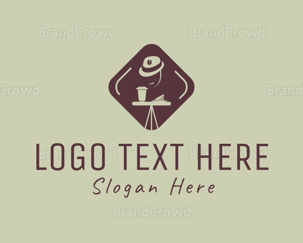 Coffee Dinning Hat Logo