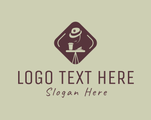 Gentleman - Coffee Dinning Hat logo design
