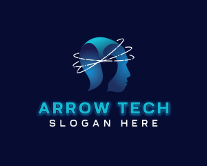 Cyber Tech Artificial Intelligence logo design