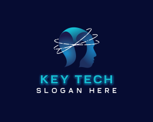 Cyber Tech Artificial Intelligence logo design