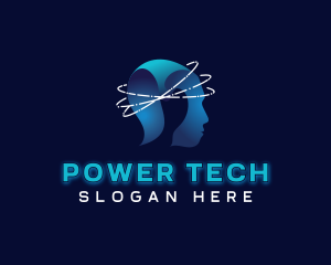 Cyber Tech Artificial Intelligence logo design