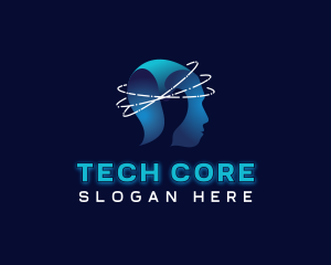 Cyber Tech Artificial Intelligence logo design