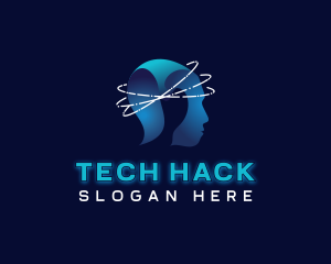 Cyber Tech Artificial Intelligence logo design