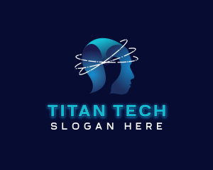 Cyber Tech Artificial Intelligence logo design