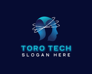 Cyber Tech Artificial Intelligence logo design