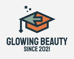 Learning - Digital Online Graduate logo design