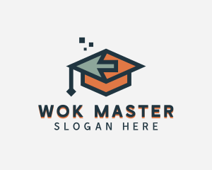 Digital Online Graduate  logo design