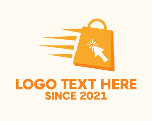 Online Shopping - Online Grocery Delivery logo design