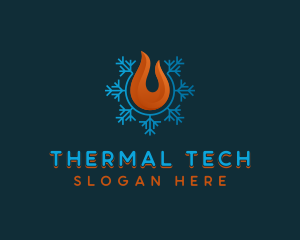 Thermal Air Conditioning logo design