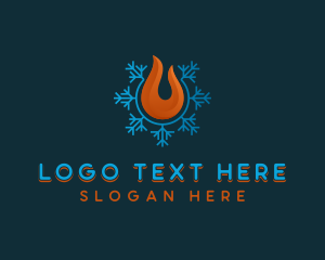 Hvac - Thermal Air Conditioning logo design