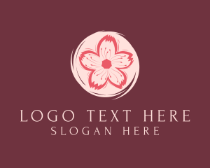 Spring - Eco Park Flower logo design