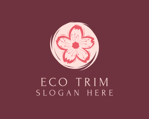 Eco Park Flower  logo design