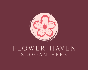 Eco Park Flower  logo design