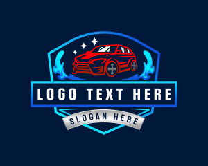 Garage - Car Wash Cleaning logo design