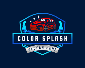 Car Wash Cleaning logo design