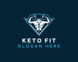 Gym Fitness Weightlifting logo design