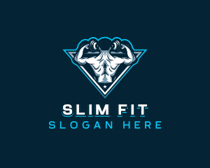 Gym Fitness Weightlifting logo design