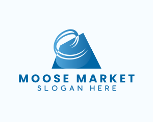 Market Shopping Bag logo design