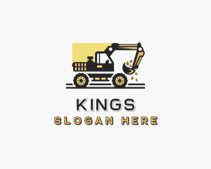 Quarry Mining Excavator Logo