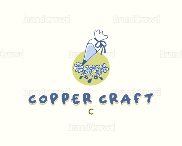 Floral Confectionery Bakery Logo