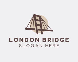 Moon Bridge Construction logo design