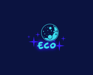 Cosmic Neon Business Logo