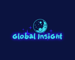 Cosmic Neon Business Logo