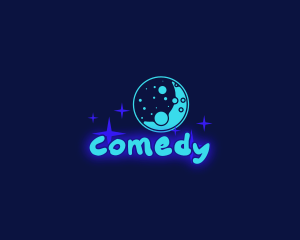 Cosmic Neon Business Logo