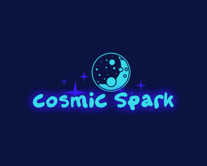 Cosmic Neon Business logo design