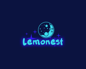 Starry - Cosmic Neon Business logo design