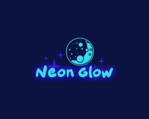 Cosmic Neon Business logo design