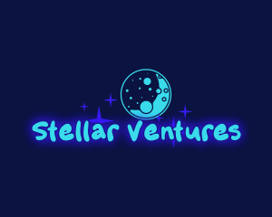 Astronomical - Cosmic Neon Business logo design