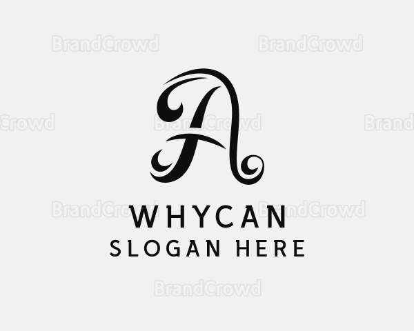 Elegant Stylist Cursive Logo