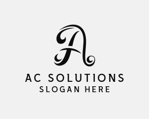 Elegant Stylist Cursive logo design