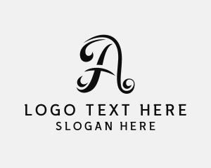 Elegant Stylist Cursive Logo