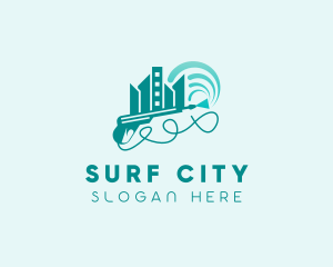 Urban City Pressure Washer logo design