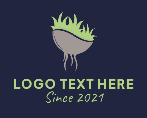 Lawn - Grass Soil Gardening logo design