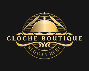 Cloche Knife Restaurant logo design