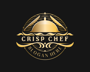 Cloche Knife Restaurant logo design